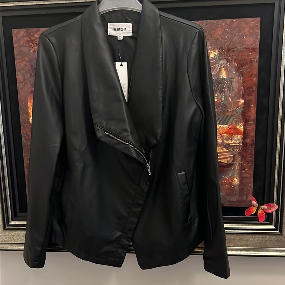 BB Dakota Faux Leather Jacket